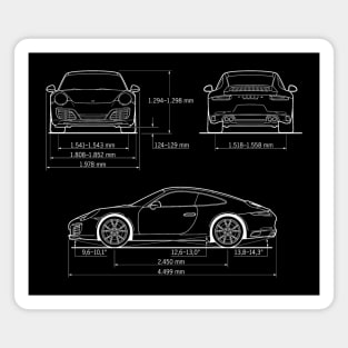 Porsche - Blueprint - Dark Magnet